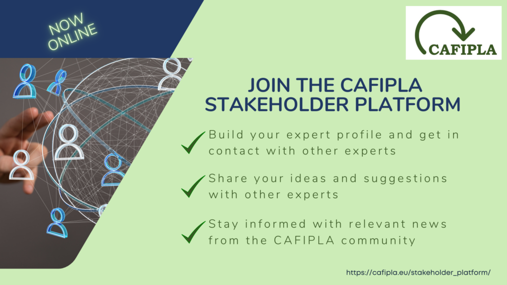 Register to our CAFIPLA Stakeholder platform!