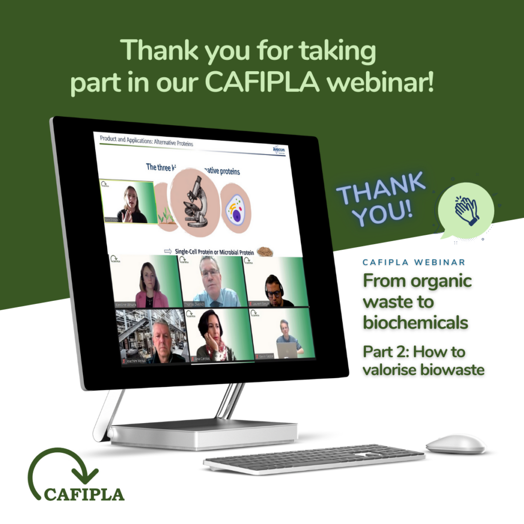 Recap of CAFIPLA webinar Part 2: How to valorise biowaste