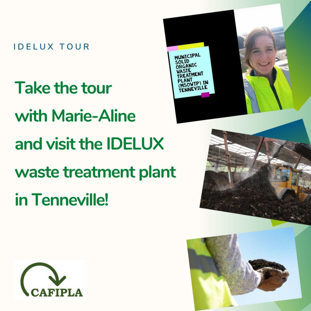 Video tour of the IDELUX organic waste treatment plant in Tenneville, Belgium
